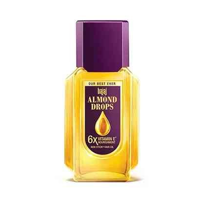 Bajaj Almond Drops Non Sticky Hair Oil with Vitamin E 100 ml